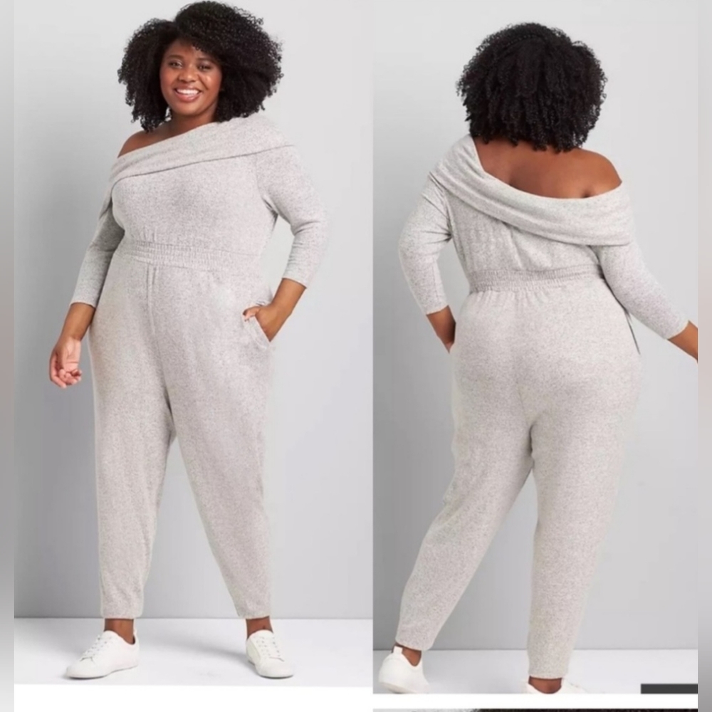 Lane Bryant Side Shoulder Romper Size 14/16